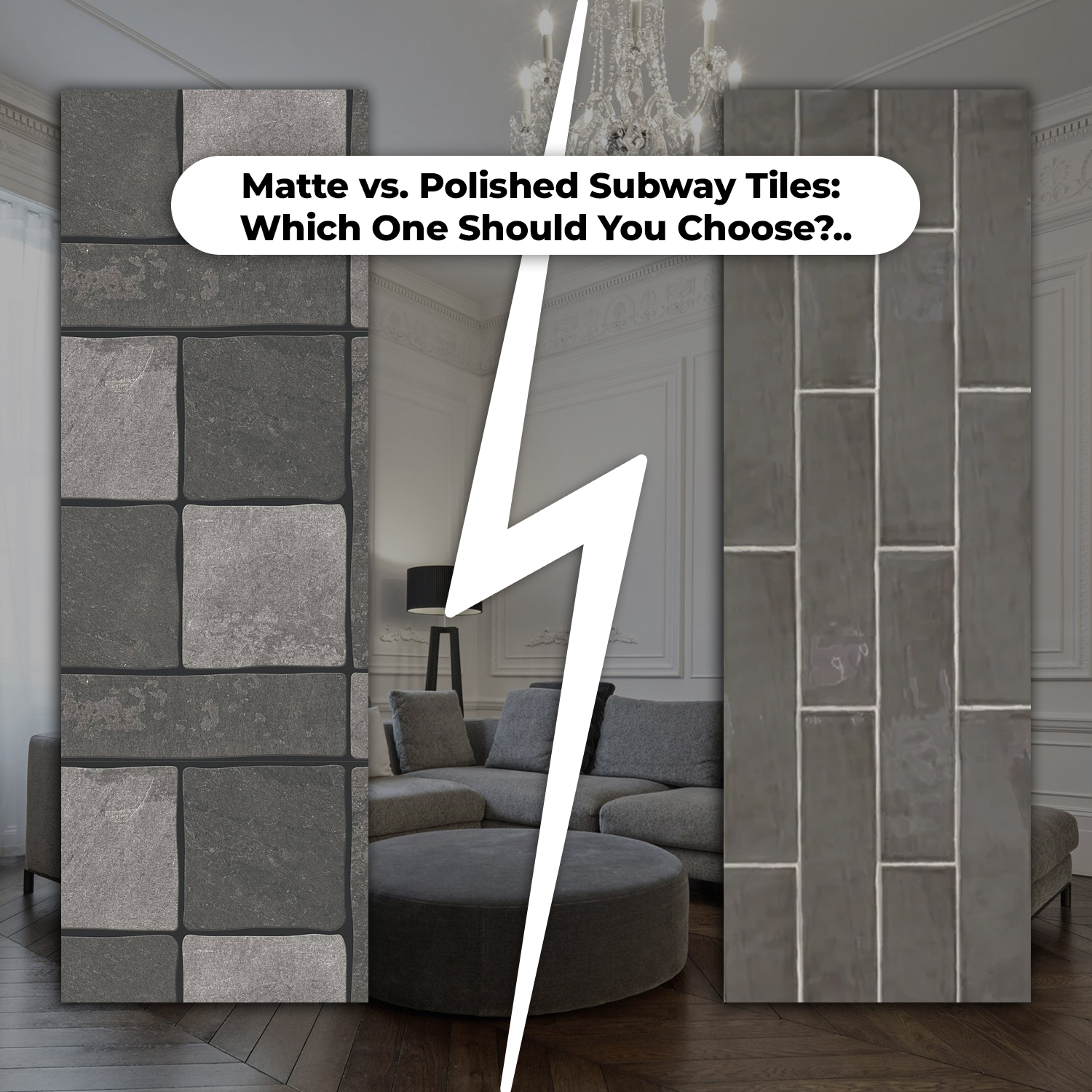 Matte vs. Polished Subway Tiles