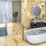 Golden Bathroom Tiles