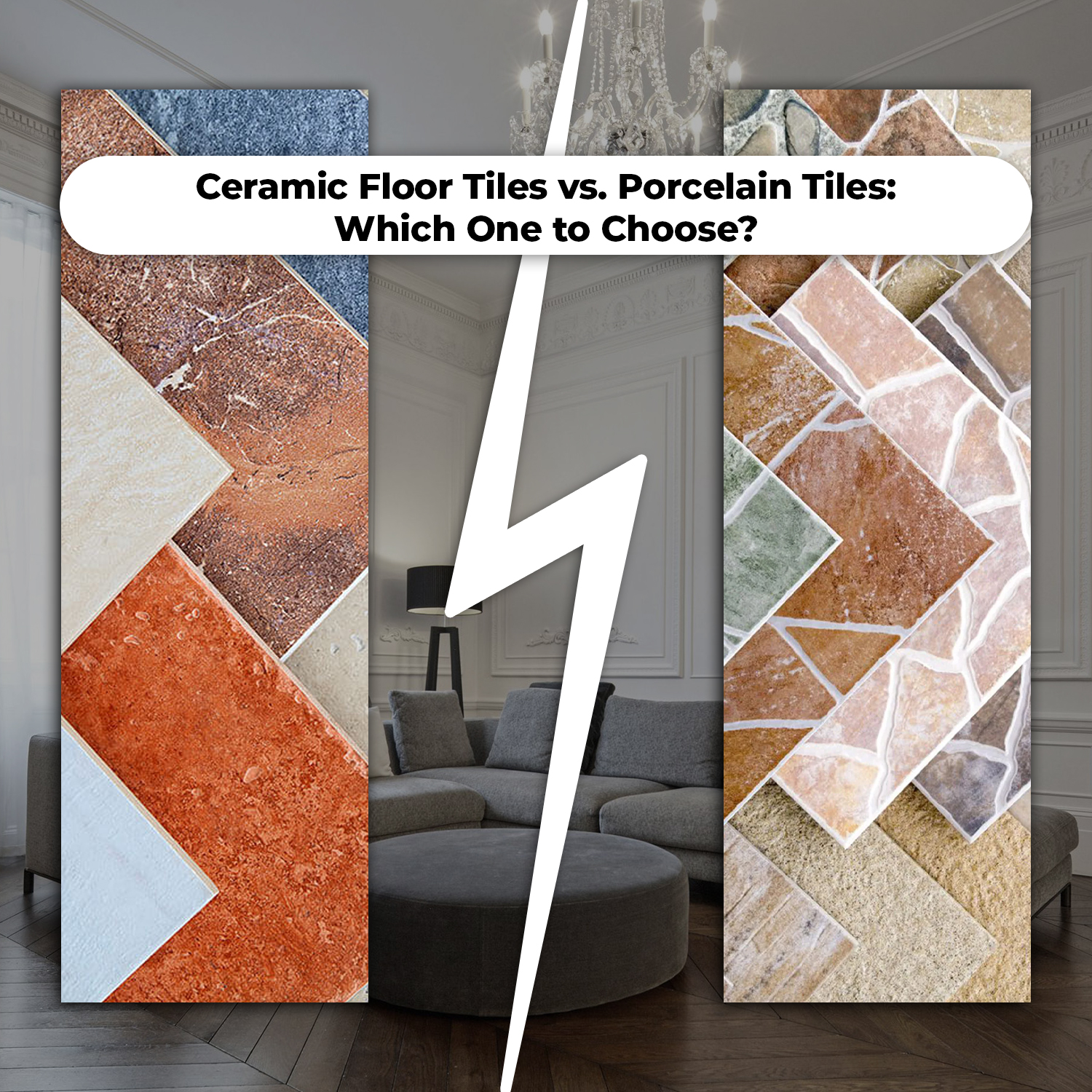 Ceramic Floor Tiles vs. Porcelain Tiles