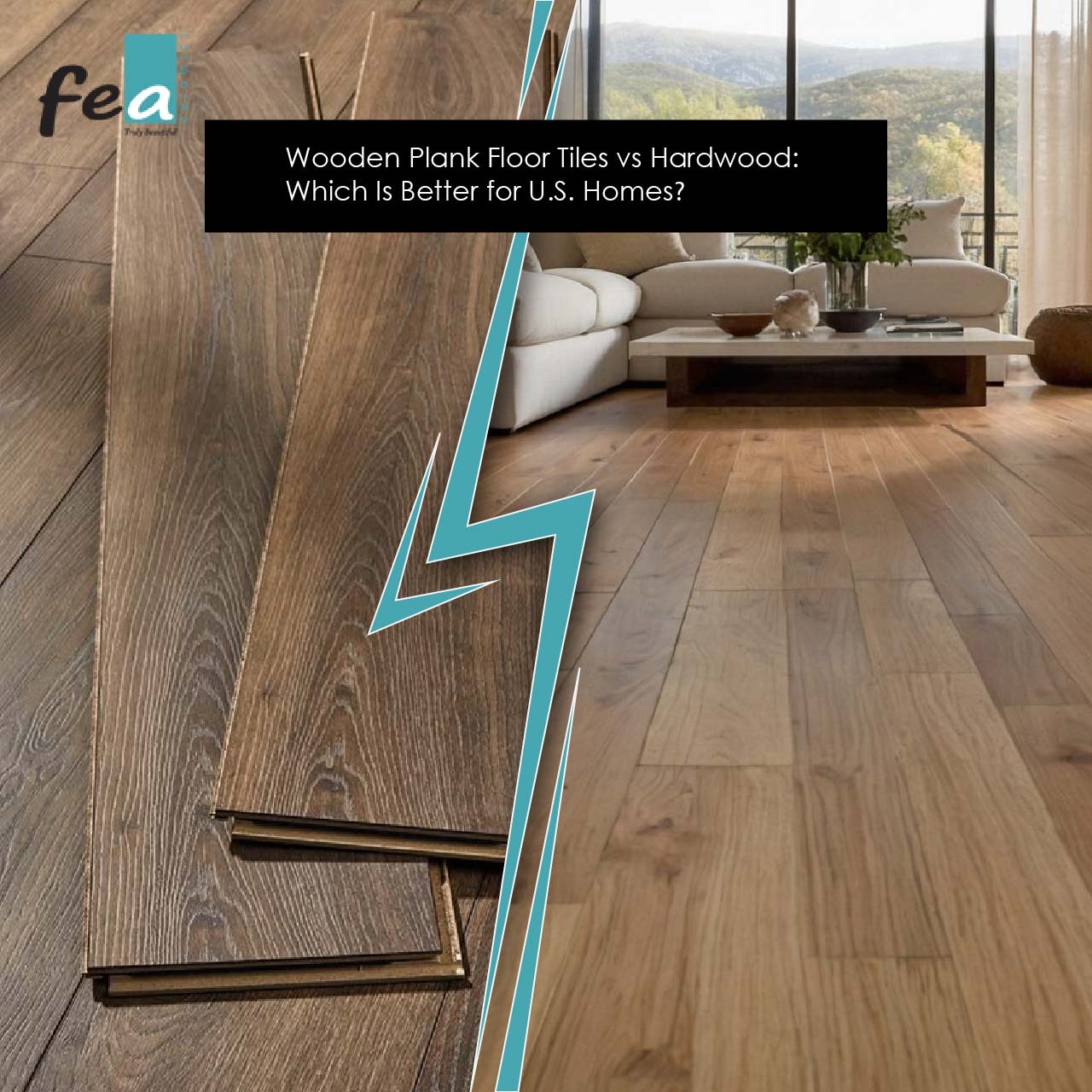 Wooden Plank Floor Tiles