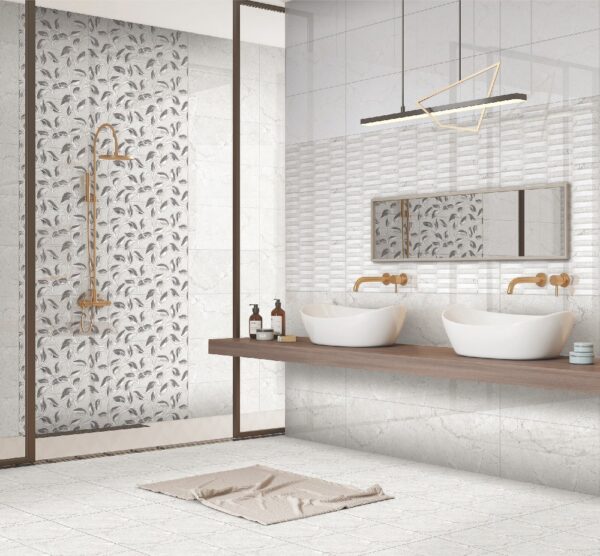 Glossy surface ceramic wall tiles – stylish interior solution