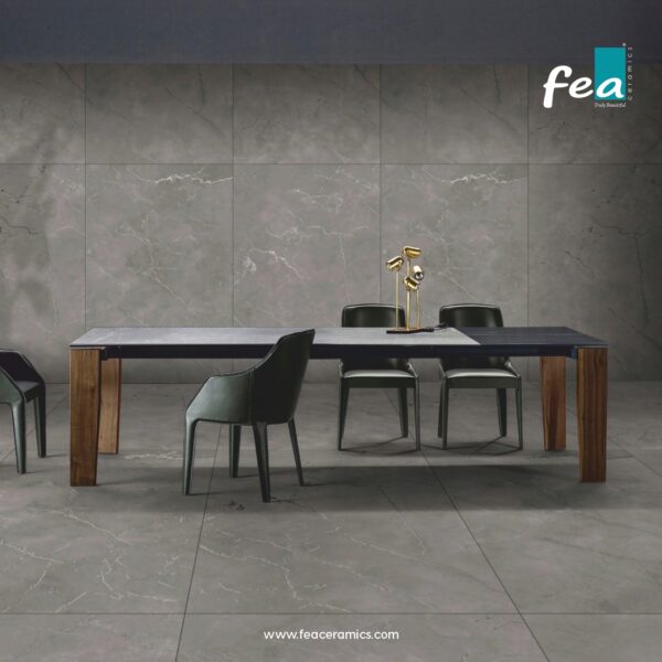 Modern large slab porcelain tiles – elegant designs from FEA Ceramics.