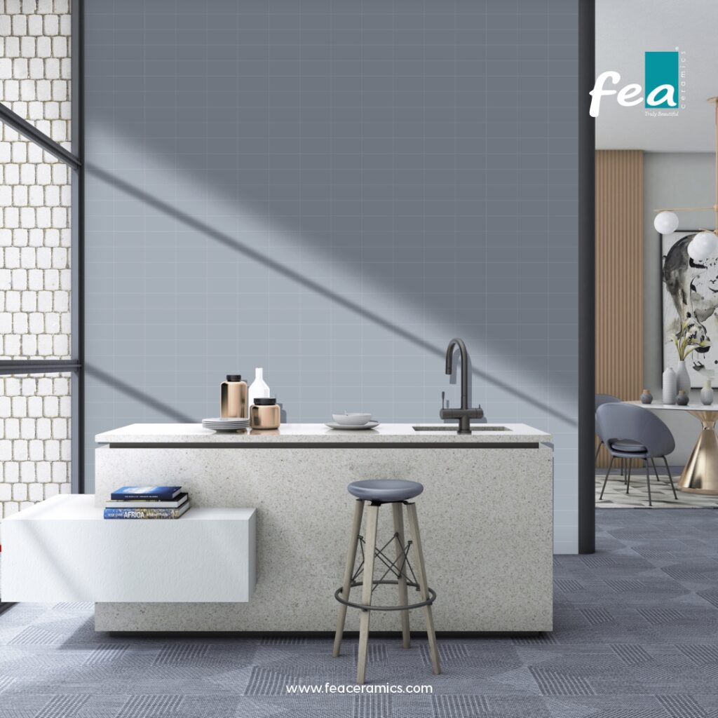 “FEA Ceramics glossy and matte subway wall tiles for contemporary home décor.”
