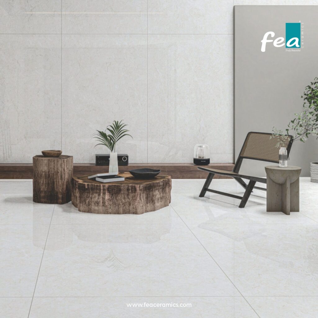High-end slab porcelain tiles by FEA Ceramics - elegant surfaces for interiors.