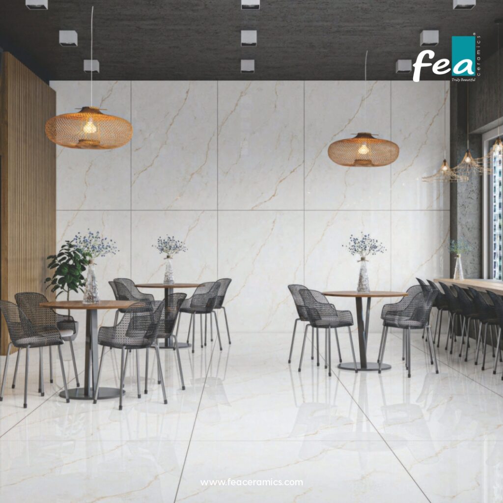 FEA Ceramics slab porcelain collection - perfect balance of style and strength.