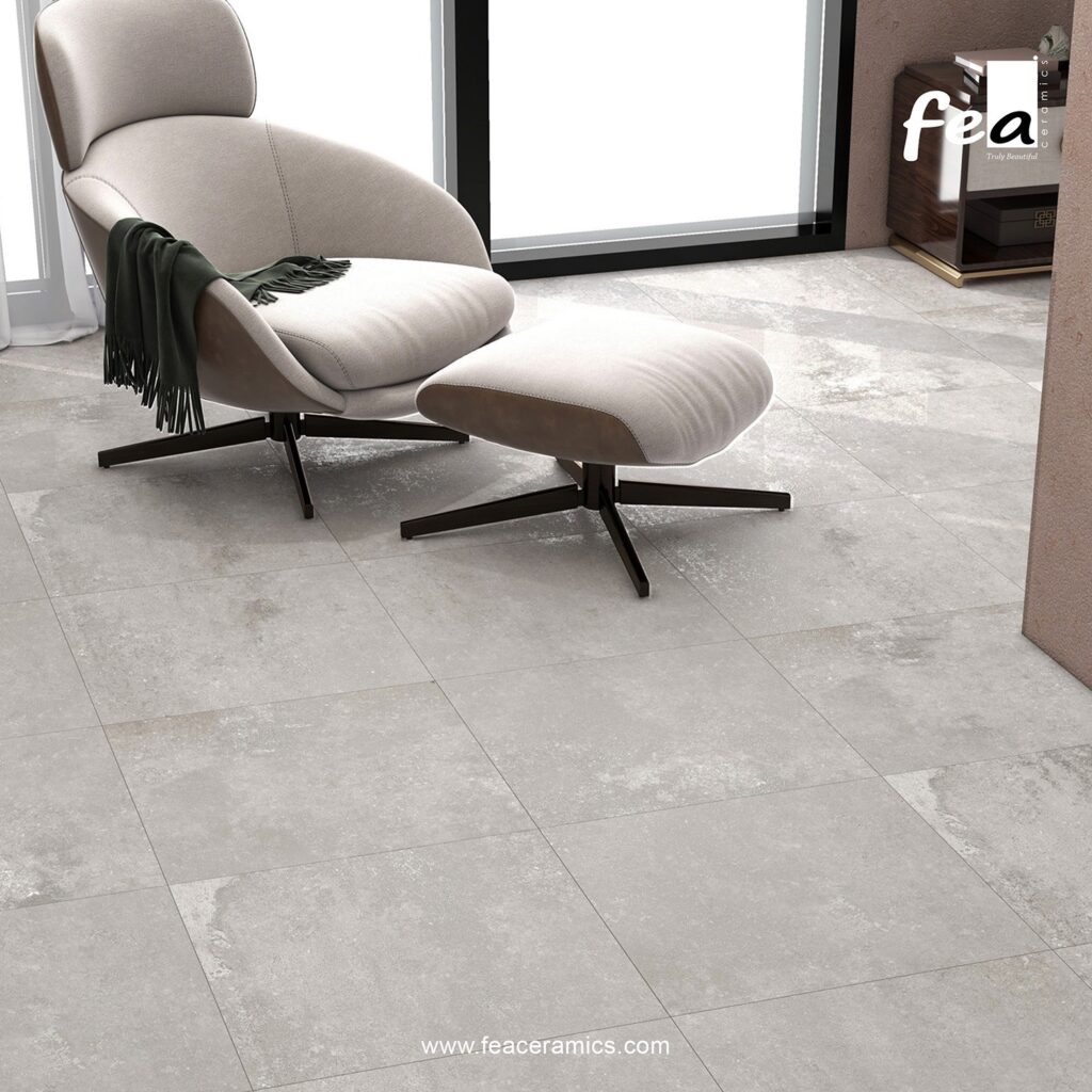 &ldquo;FEA Ceramics porcelain tiles with natural stone-inspired aesthetics.&rdquo;