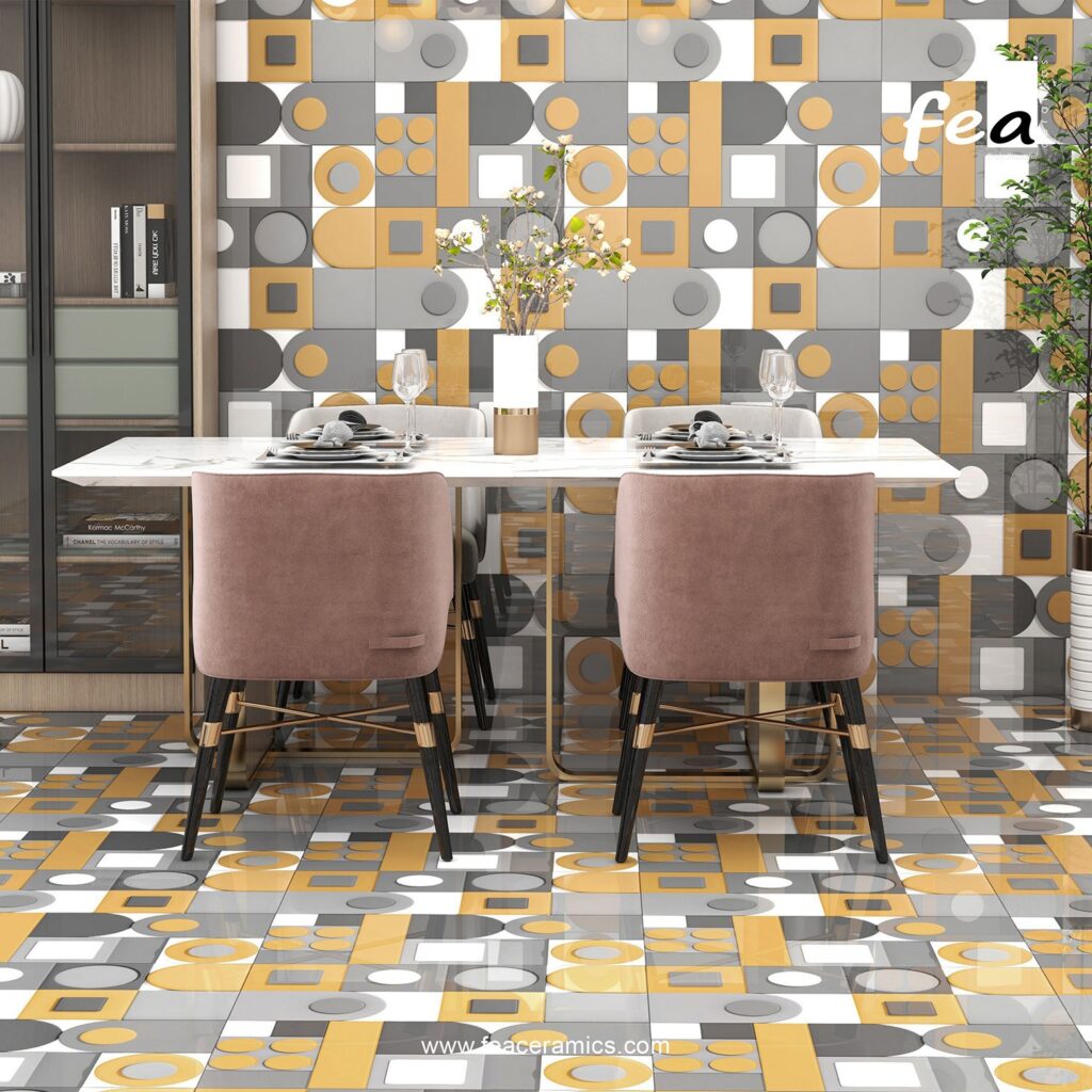 &ldquo;FEA Ceramics porcelain tiles with natural stone-inspired aesthetics.&rdquo;