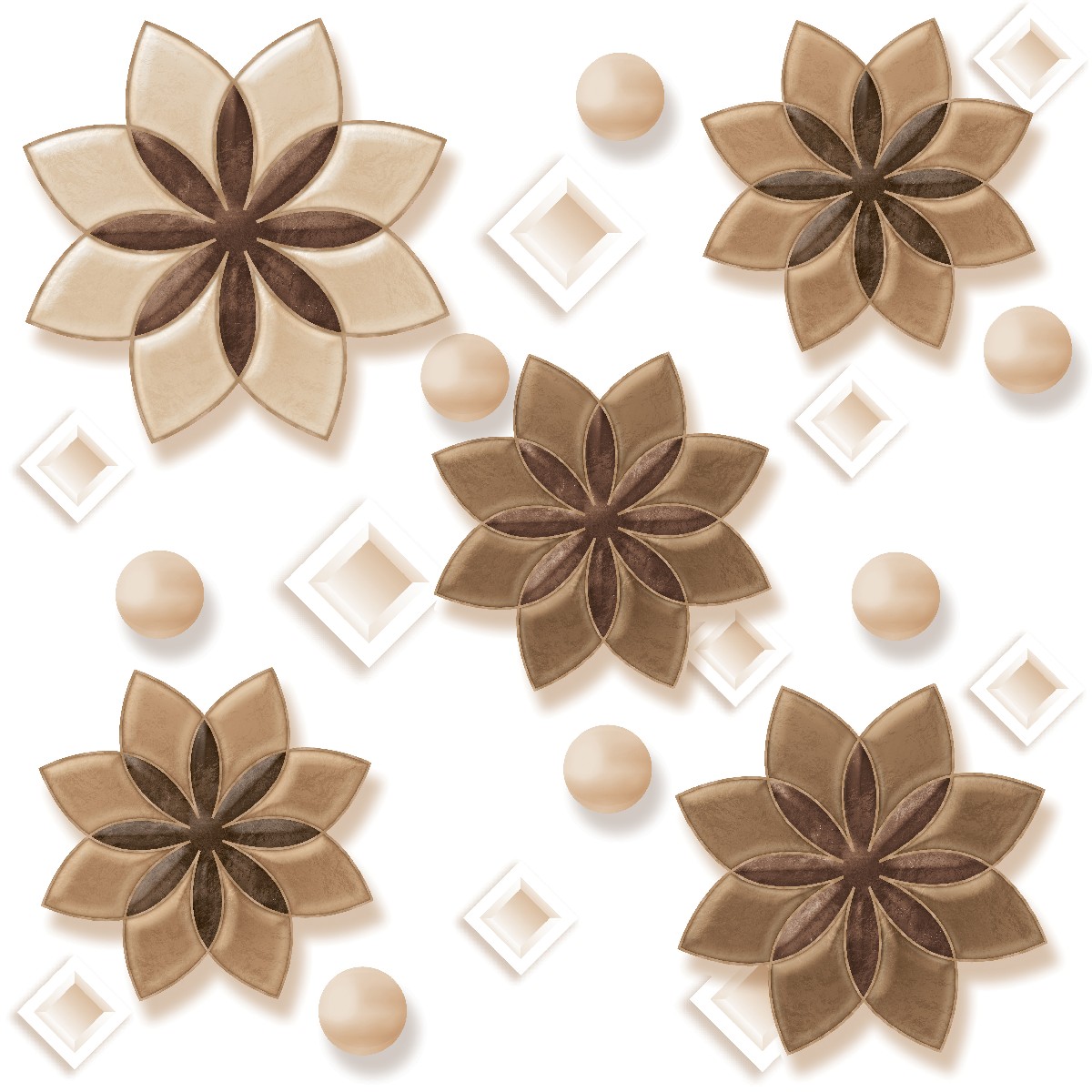 (English) ASTER MUD - 3D Porcelain Floor Tiles - Imagen 2