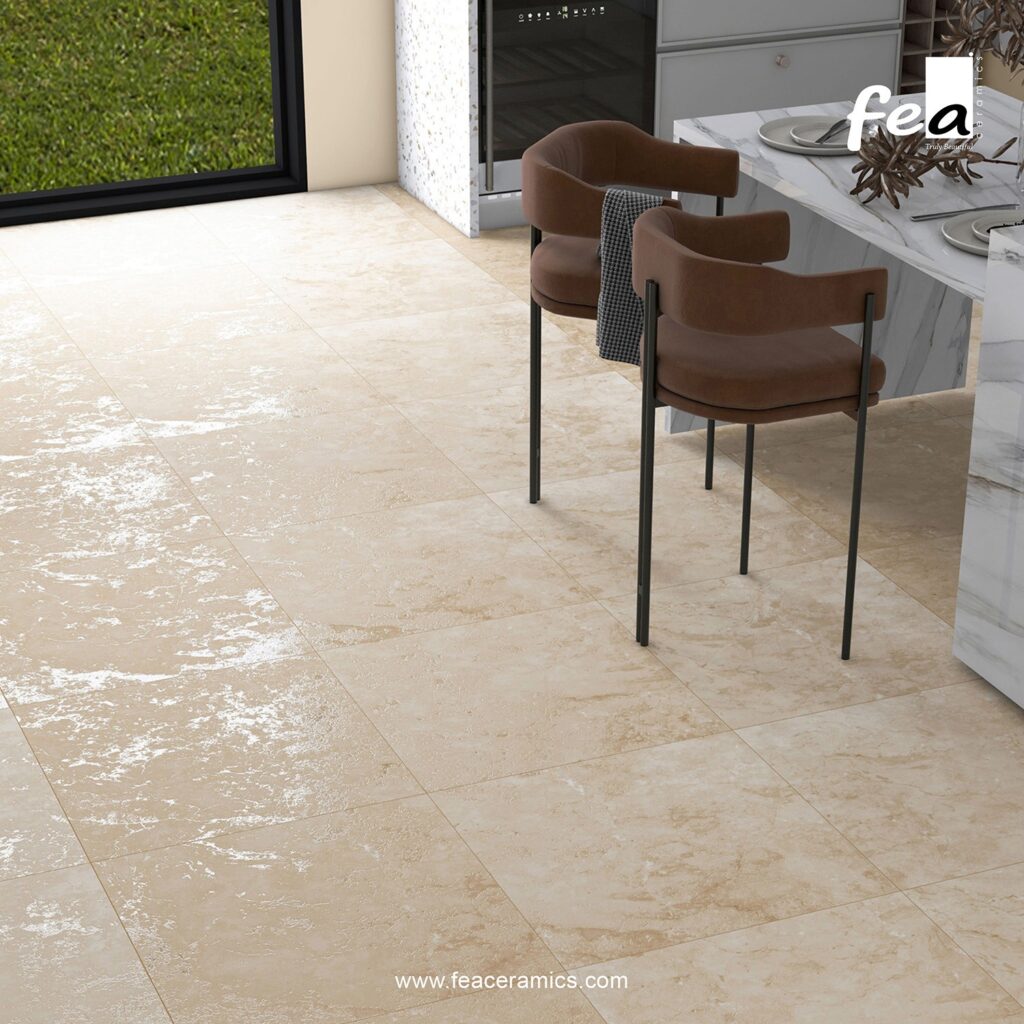 &ldquo;Elegant porcelain tiles by FEA Ceramics with refined textures and modern finishes.&rdquo;