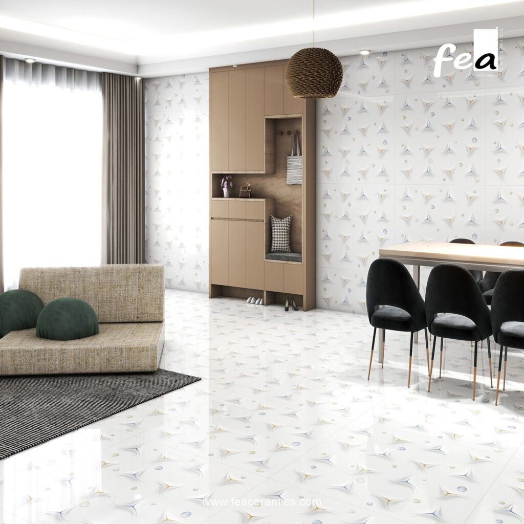 &ldquo;Advanced porcelain tile designs by FEA Ceramics for high-traffic spaces.&rdquo;