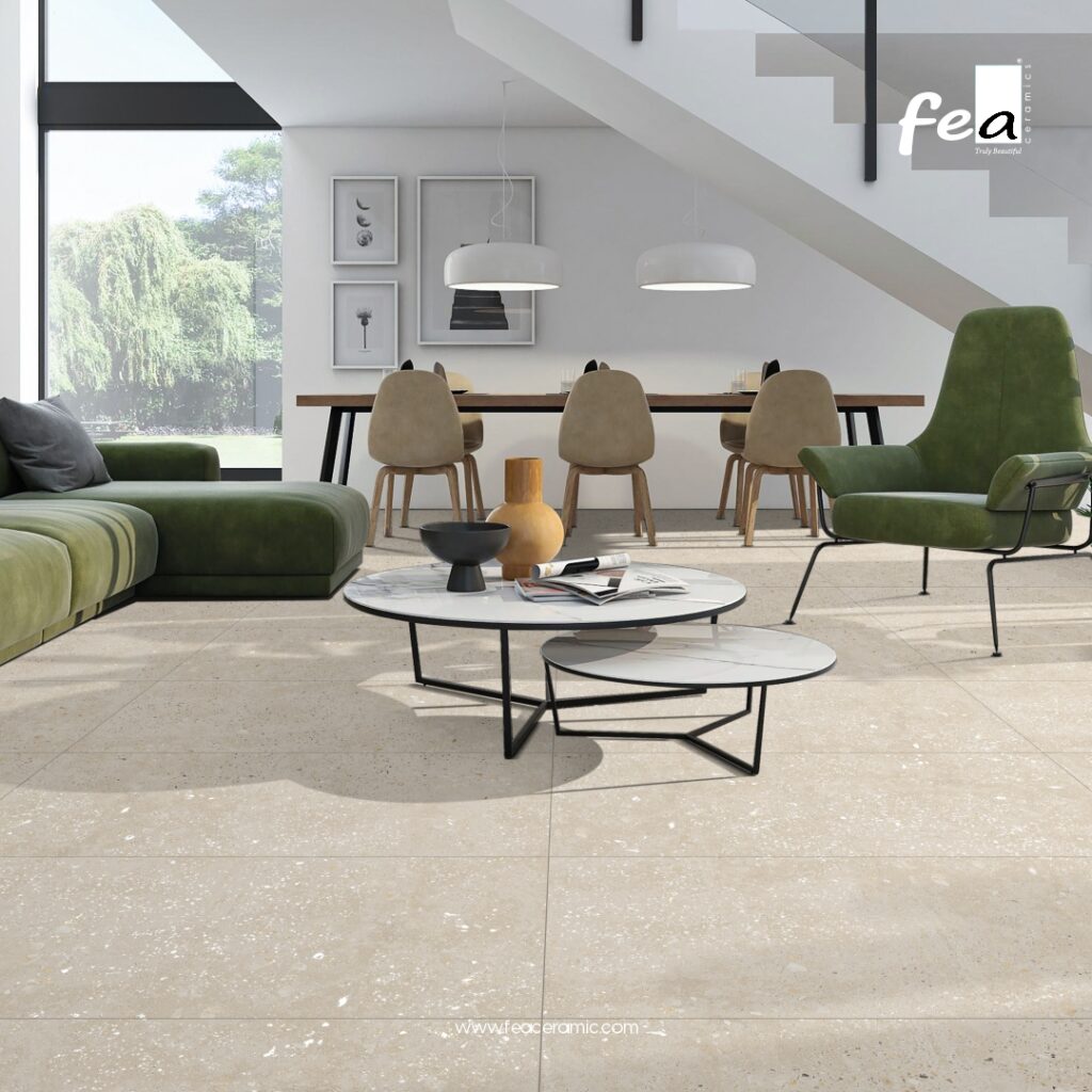 &ldquo;FEA Ceramics porcelain tile surfaces designed for luxury floors and walls.&rdquo;