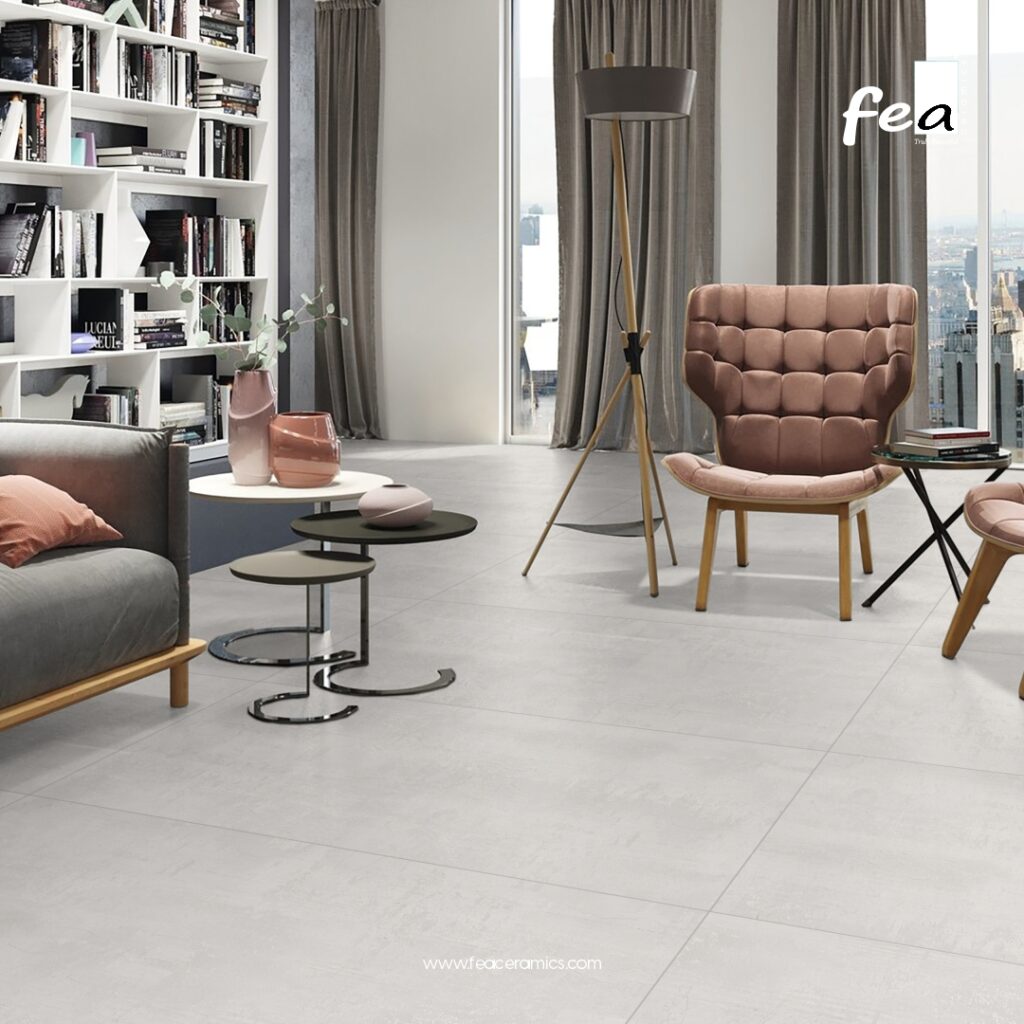 &ldquo;Modern porcelain floor and wall tiles by FEA Ceramics.&rdquo;