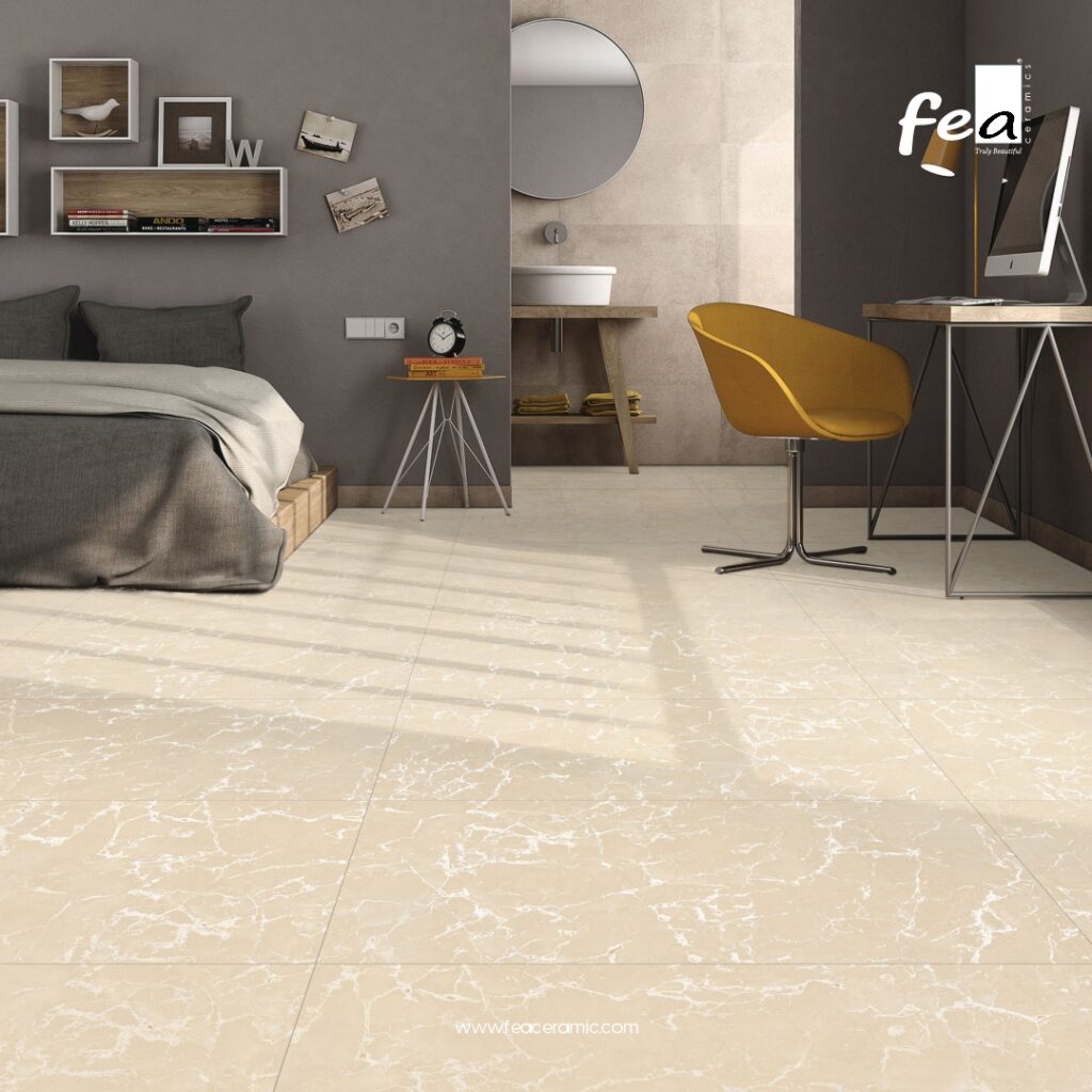 &ldquo;FEA Ceramics porcelain tiles with natural stone-inspired aesthetics.&rdquo;