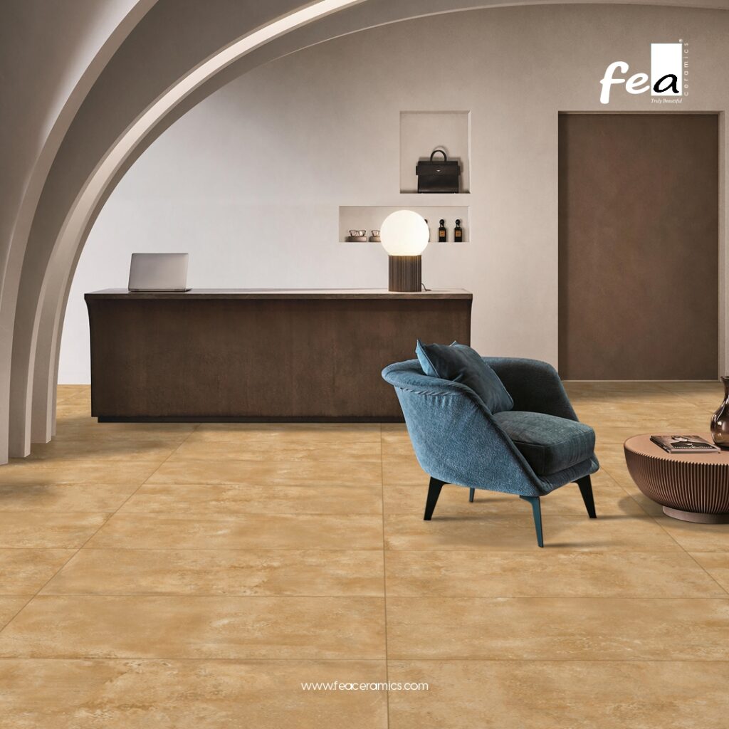 &ldquo;FEA Ceramics porcelain tile surfaces designed for luxury floors and walls.&rdquo;