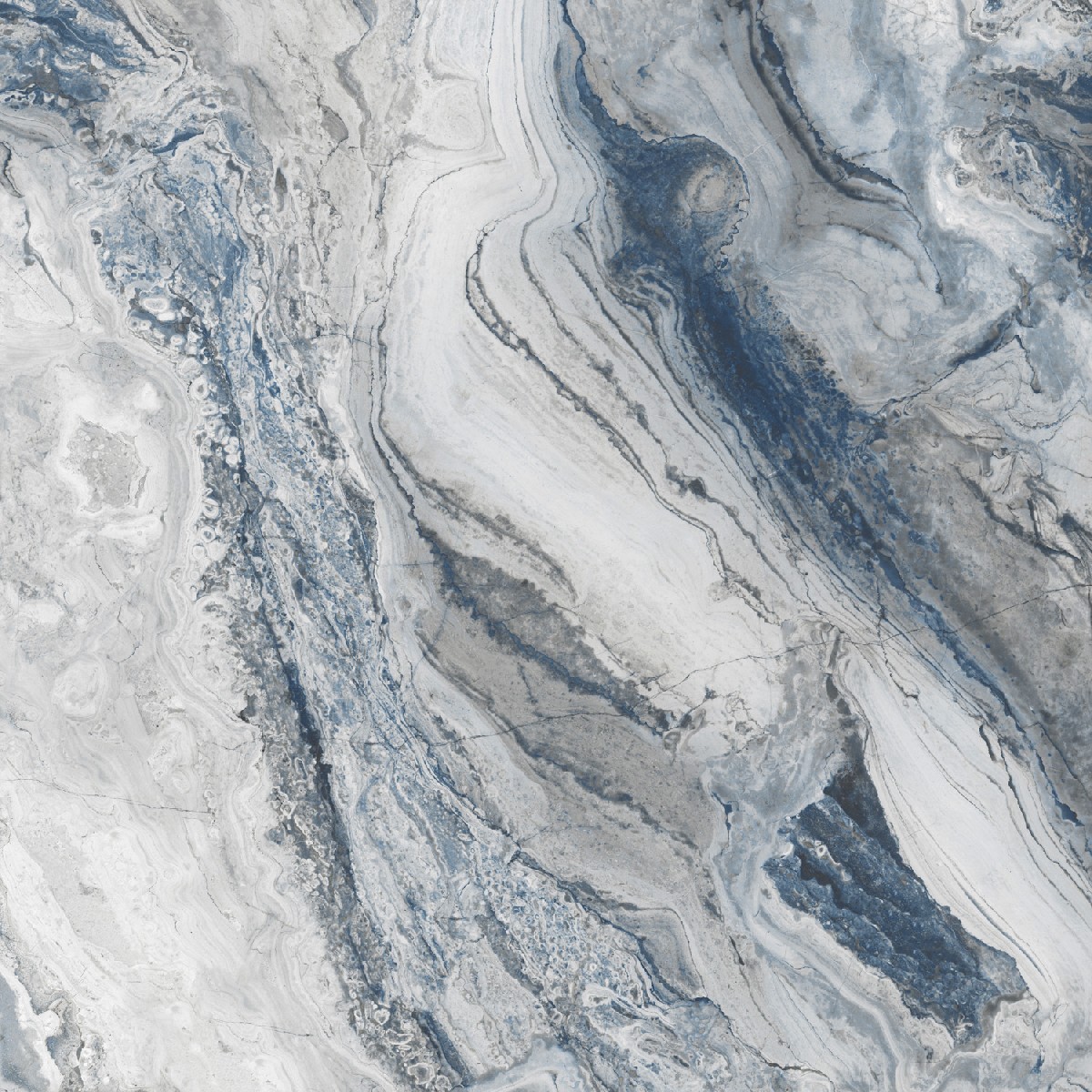 (English) ROSALIA BLUE - Polished Porcelain Floor Tiles - Image 2