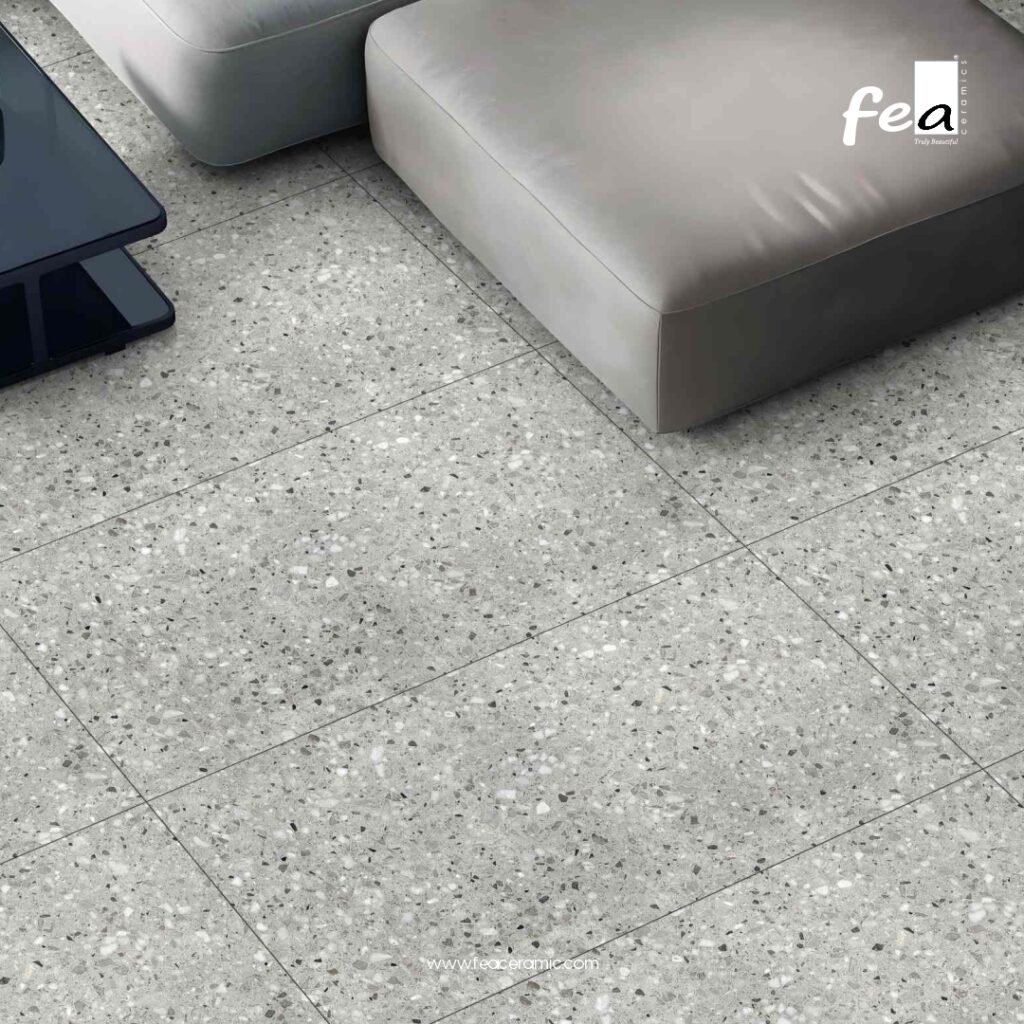 &ldquo;Advanced porcelain tile designs by FEA Ceramics for high-traffic spaces.&rdquo;