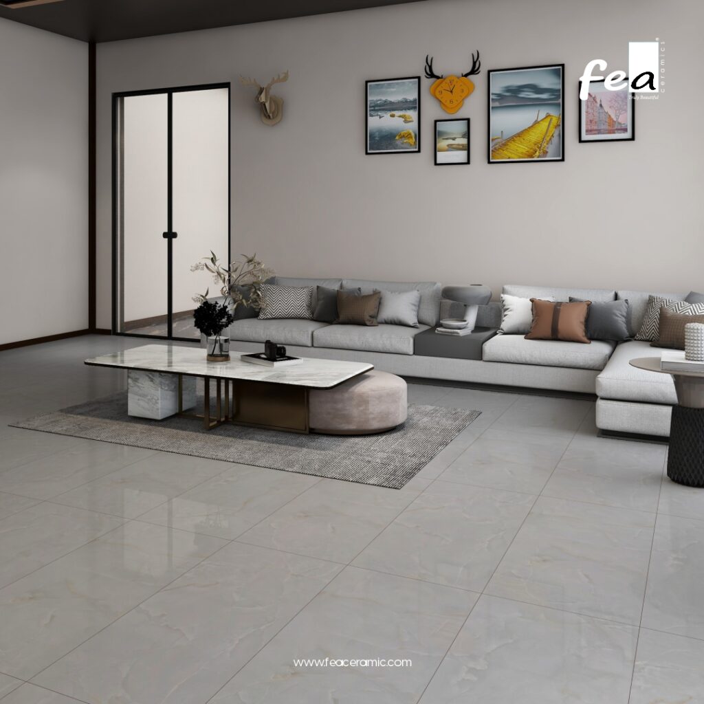 &ldquo;FEA Ceramics porcelain tiles with natural stone-inspired aesthetics.&rdquo;