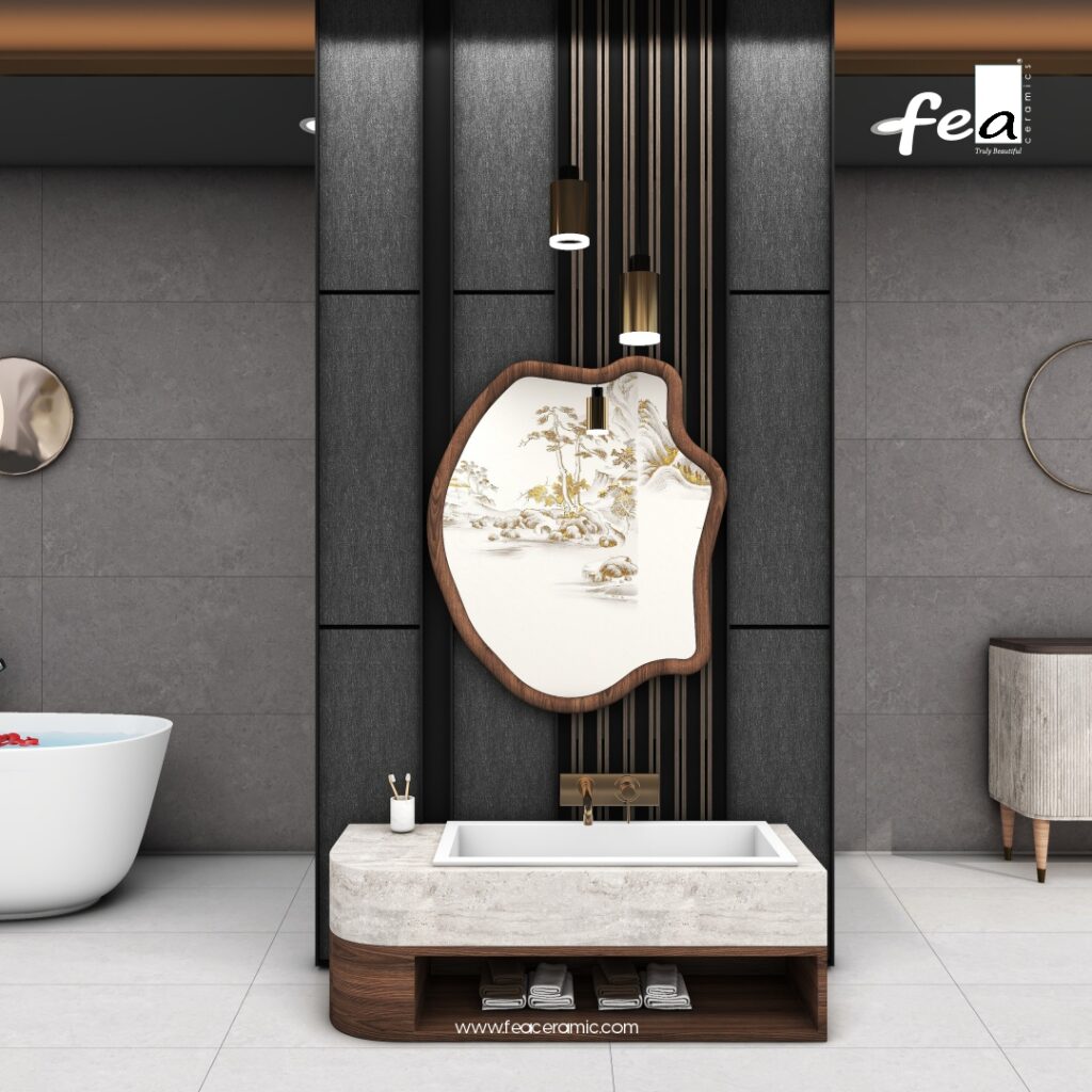 &ldquo;Advanced porcelain tile designs by FEA Ceramics for high-traffic spaces.&rdquo;