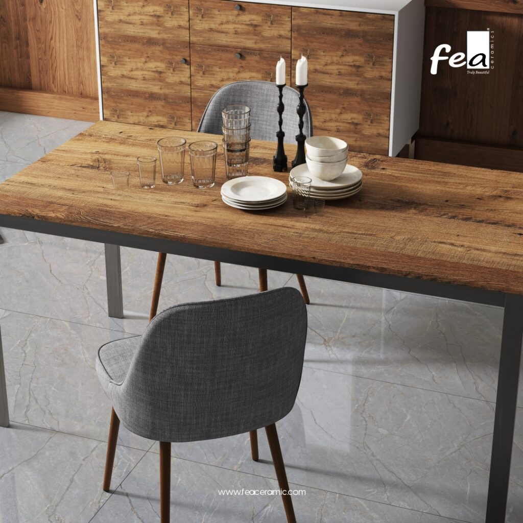 &ldquo;Elegant porcelain tiles by FEA Ceramics with refined textures and modern finishes.&rdquo;