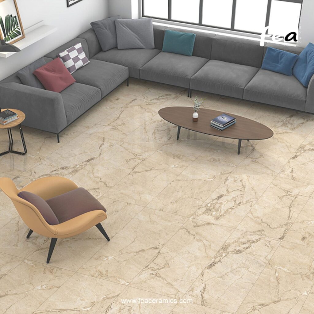 &ldquo;FEA Ceramics porcelain tiles with natural stone-inspired aesthetics.&rdquo;