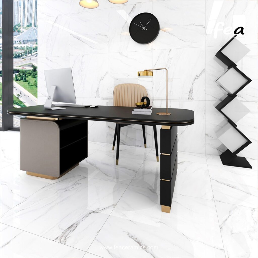&ldquo;Advanced porcelain tile designs by FEA Ceramics for high-traffic spaces.&rdquo;