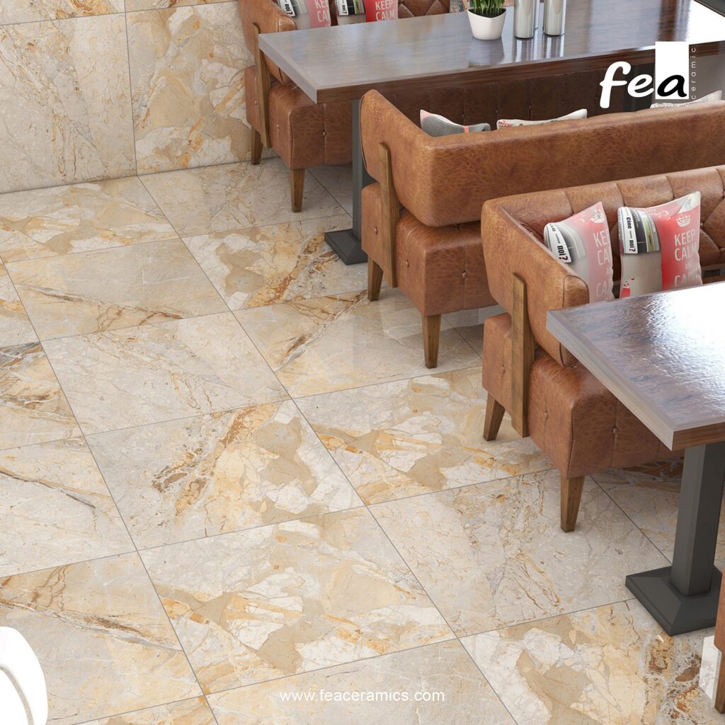&ldquo;Advanced porcelain tile designs by FEA Ceramics for high-traffic spaces.&rdquo;