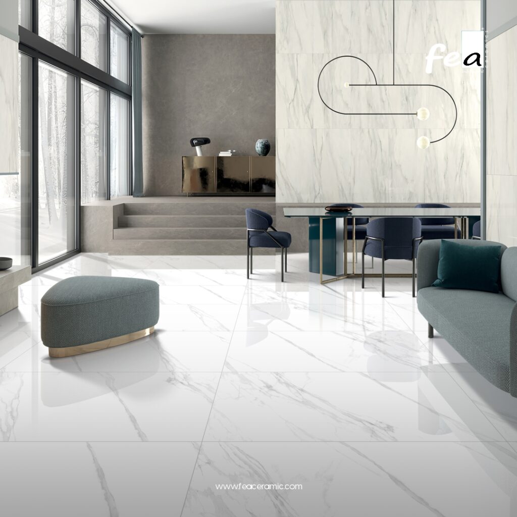 &ldquo;FEA Ceramics porcelain tiles with natural stone-inspired aesthetics.&rdquo;