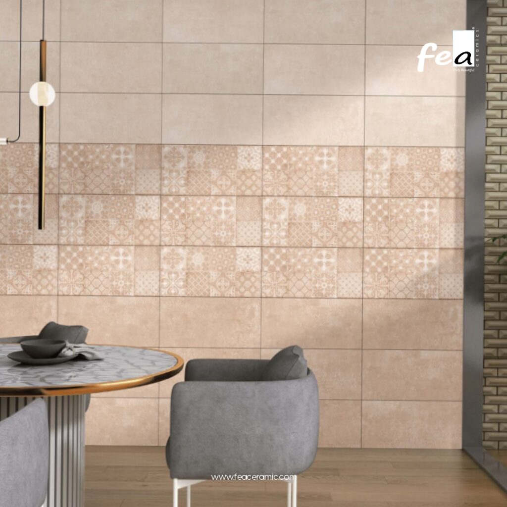 &ldquo;FEA Ceramics porcelain tiles with natural stone-inspired aesthetics.&rdquo;