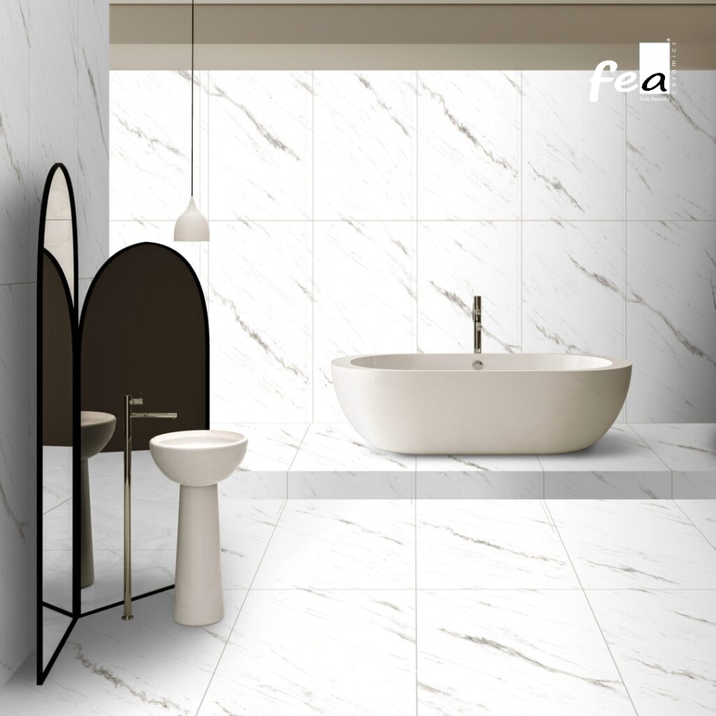 &ldquo;FEA Ceramics porcelain tile surfaces designed for luxury floors and walls.&rdquo;
