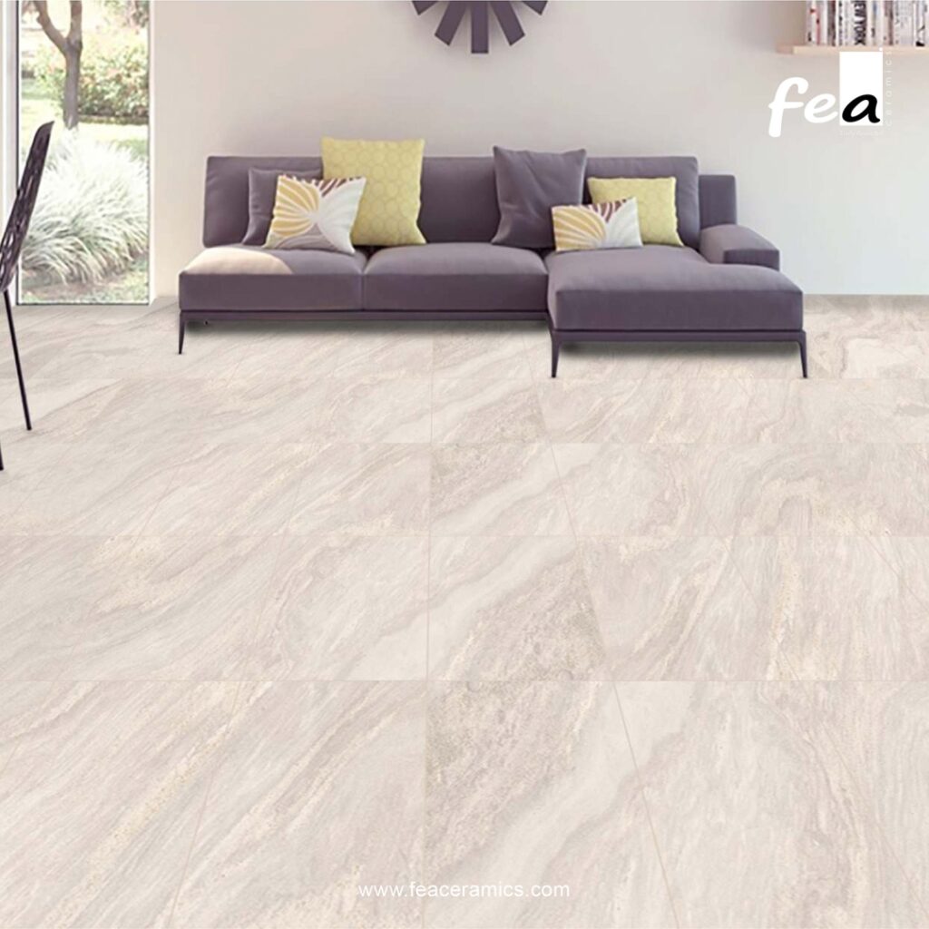 &ldquo;FEA Ceramics porcelain tiles with natural stone-inspired aesthetics.&rdquo;