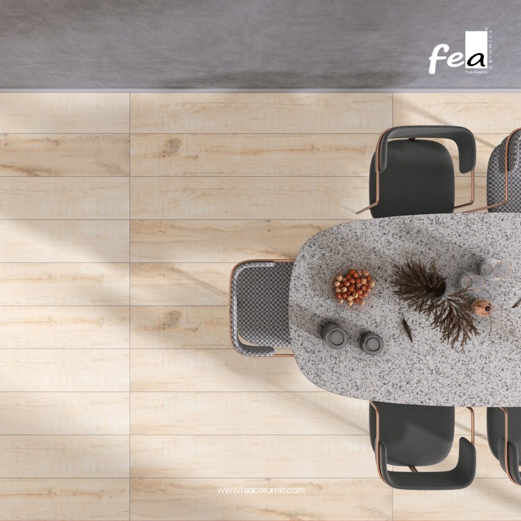 &ldquo;FEA Ceramics Wooden Planks Floor Tiles with natural stone-inspired aesthetics.&rdquo;