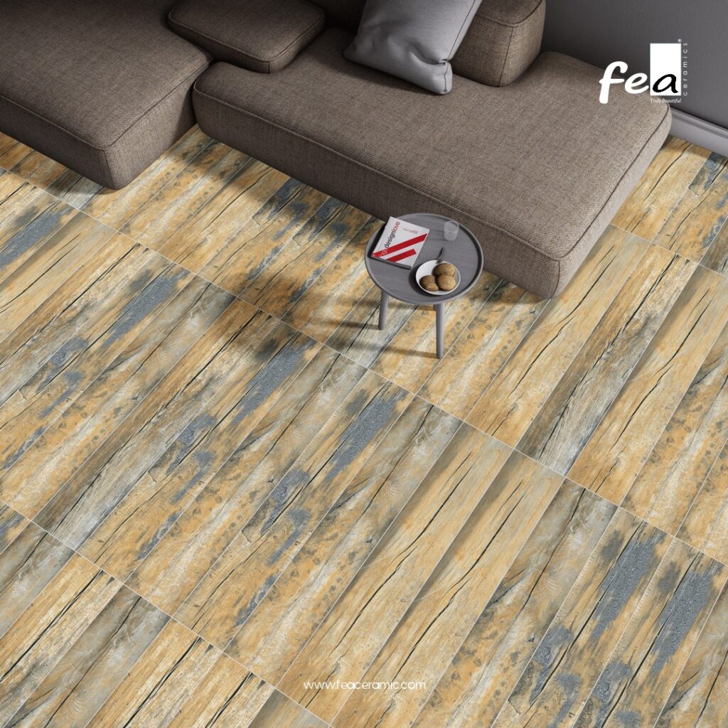 &ldquo;FEA Ceramics Wooden Planks Floor Tiles with natural stone-inspired aesthetics.&rdquo;