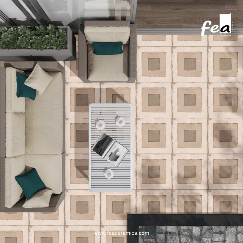 Heavy vehicle load bearing outdoor floor tiles