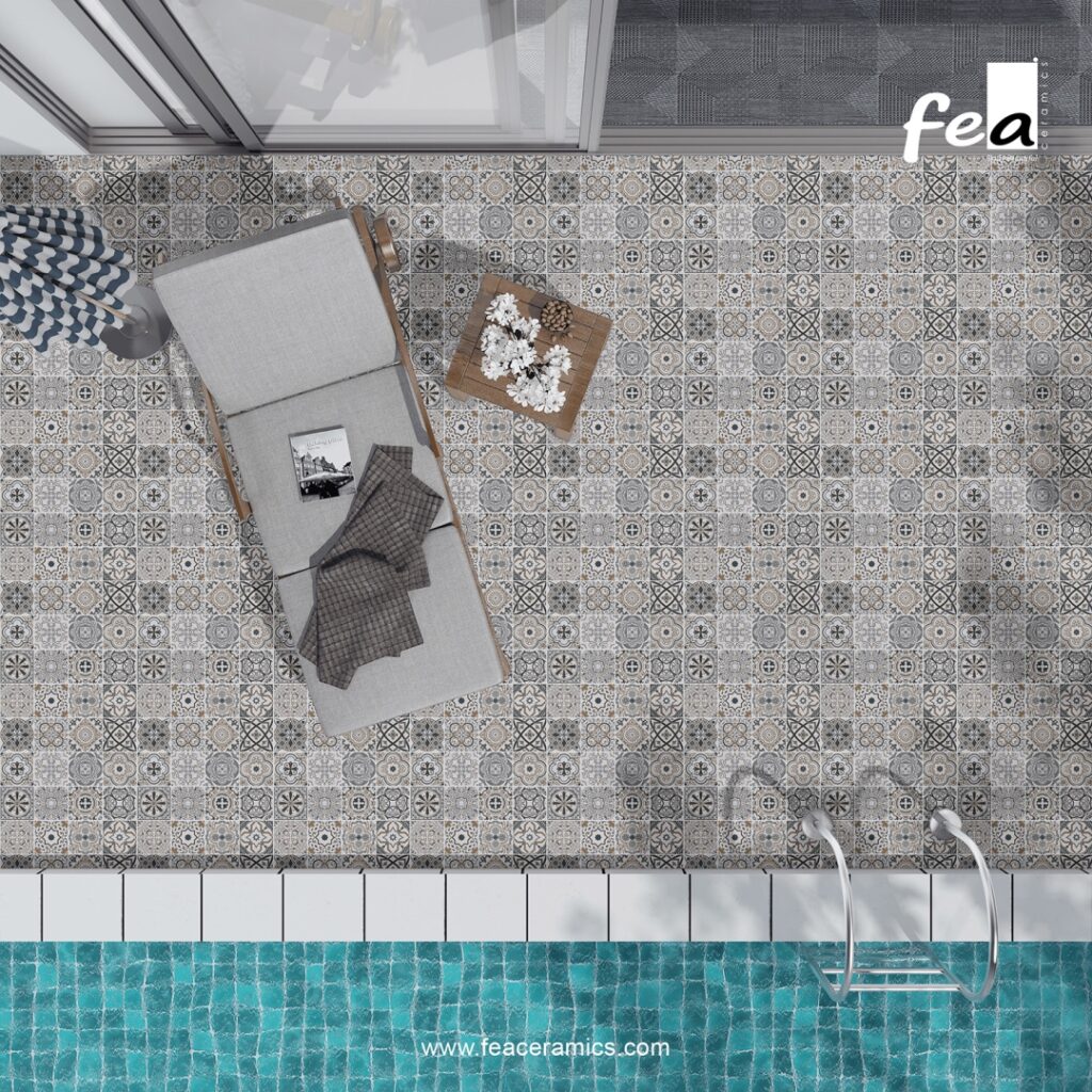 Weather resistant exterior parking tiles