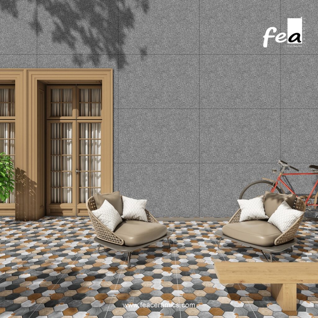 Thick parking tiles for driveway flooring