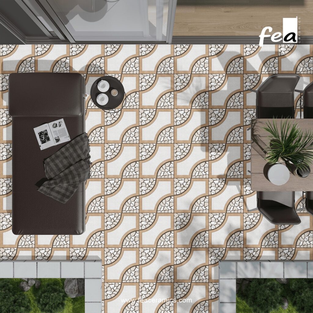 Industrial grade outdoor parking floor tiles