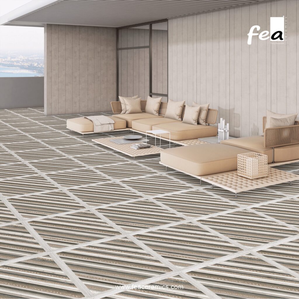 High durability driveway tiles for exterior use