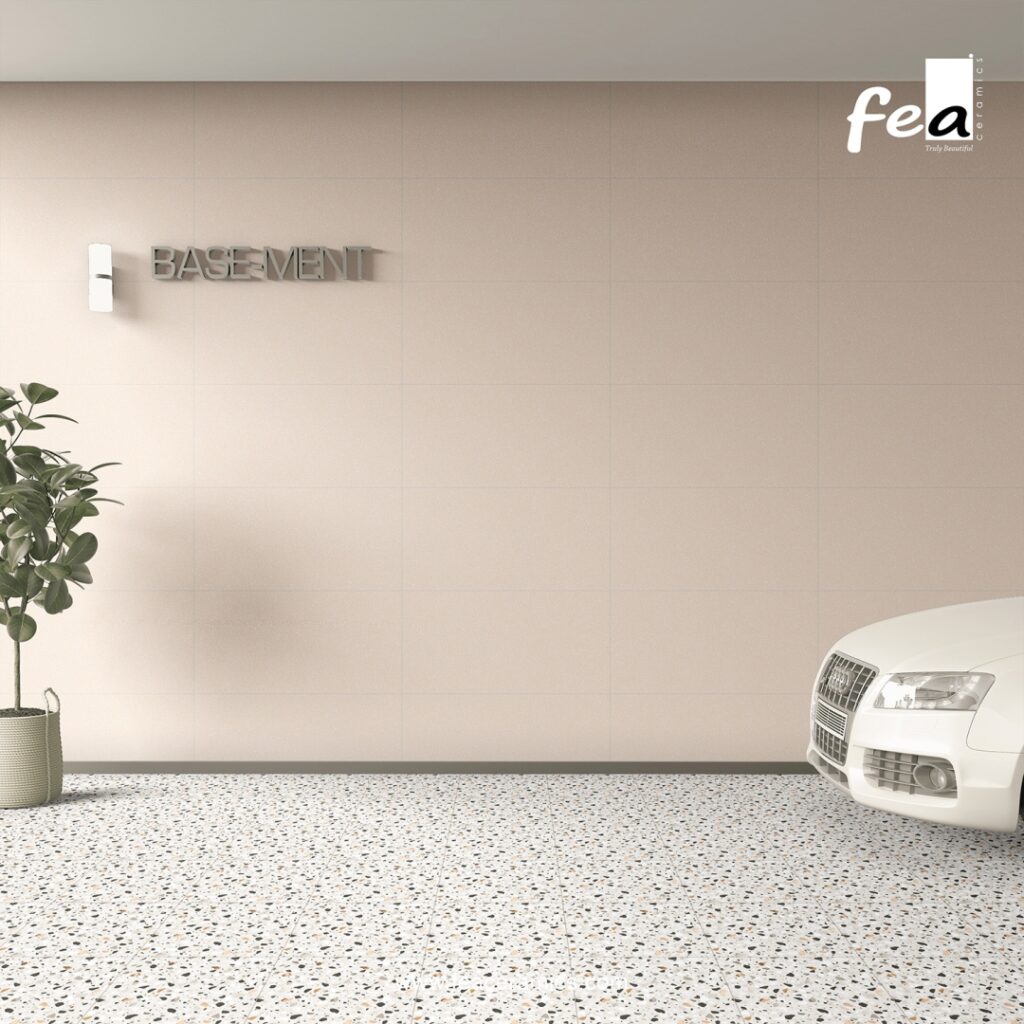 Thick parking tiles for driveway flooring