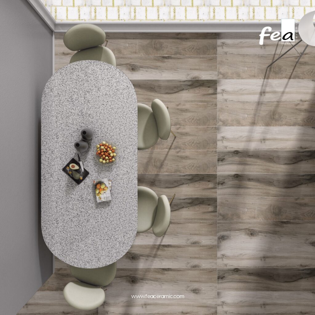 &ldquo;FEA Ceramics best Wooden Planks Floor Tiles collection with superior strength and beauty.&rdquo;