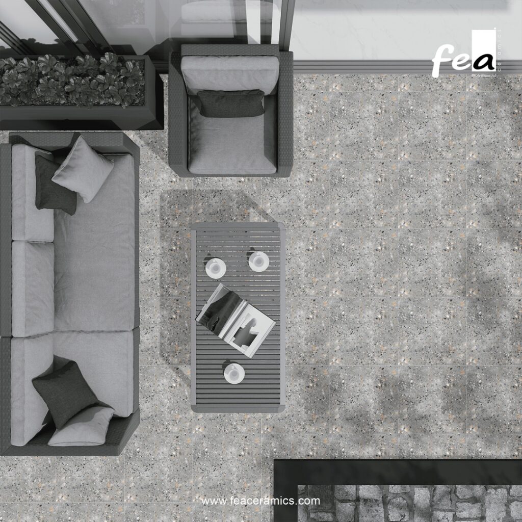 Modern design parking tiles for outdoor spaces