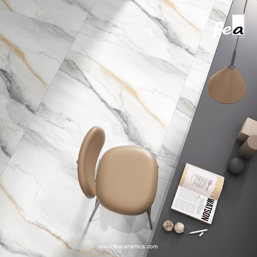 Premium porcelain slab tile for modern architecture