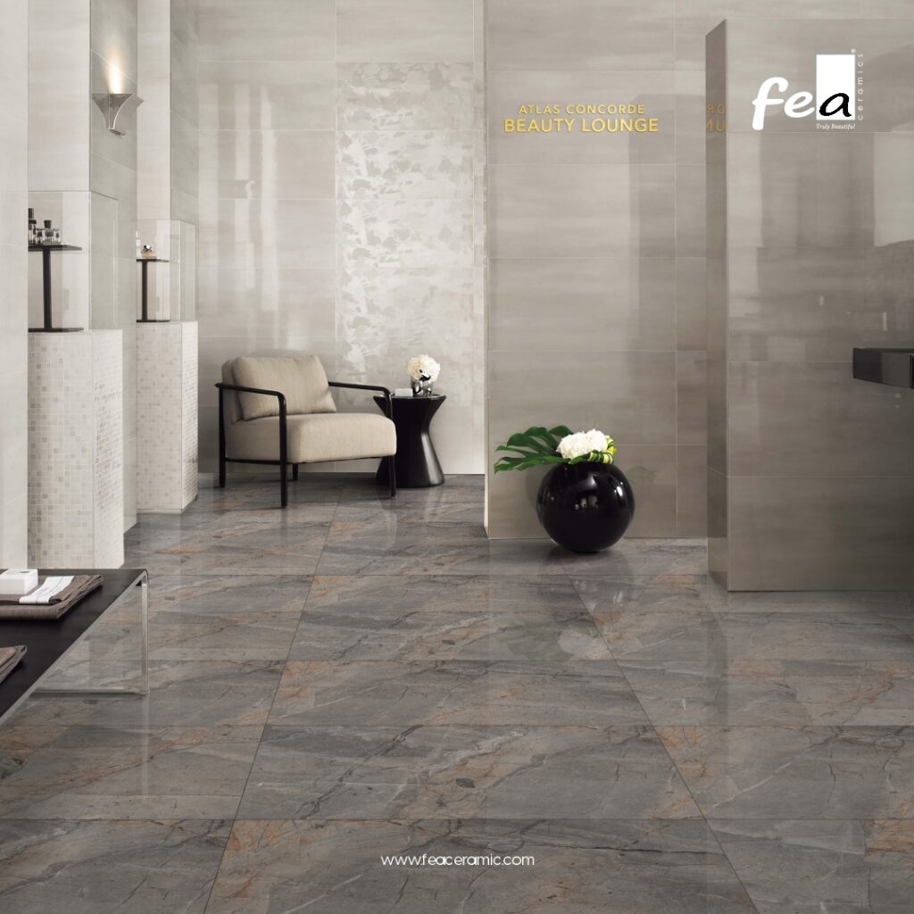 &ldquo;FEA Ceramics porcelain tile collection featuring stylish textures and finishes.&rdquo;