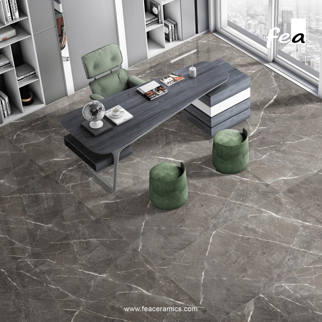 Fea Ceramics porcelain slab tile feature wall design