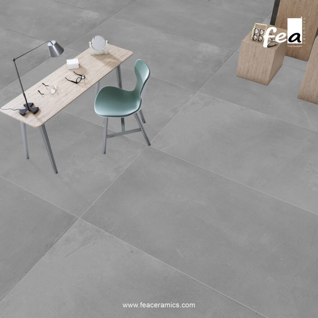 Luxury interior design with Fea Ceramics slab tiles