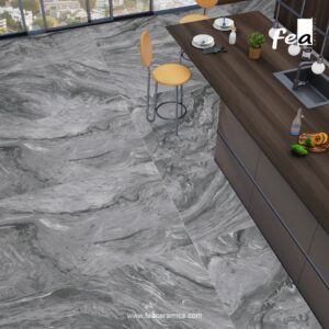 Elegant white porcelain slab tile surface