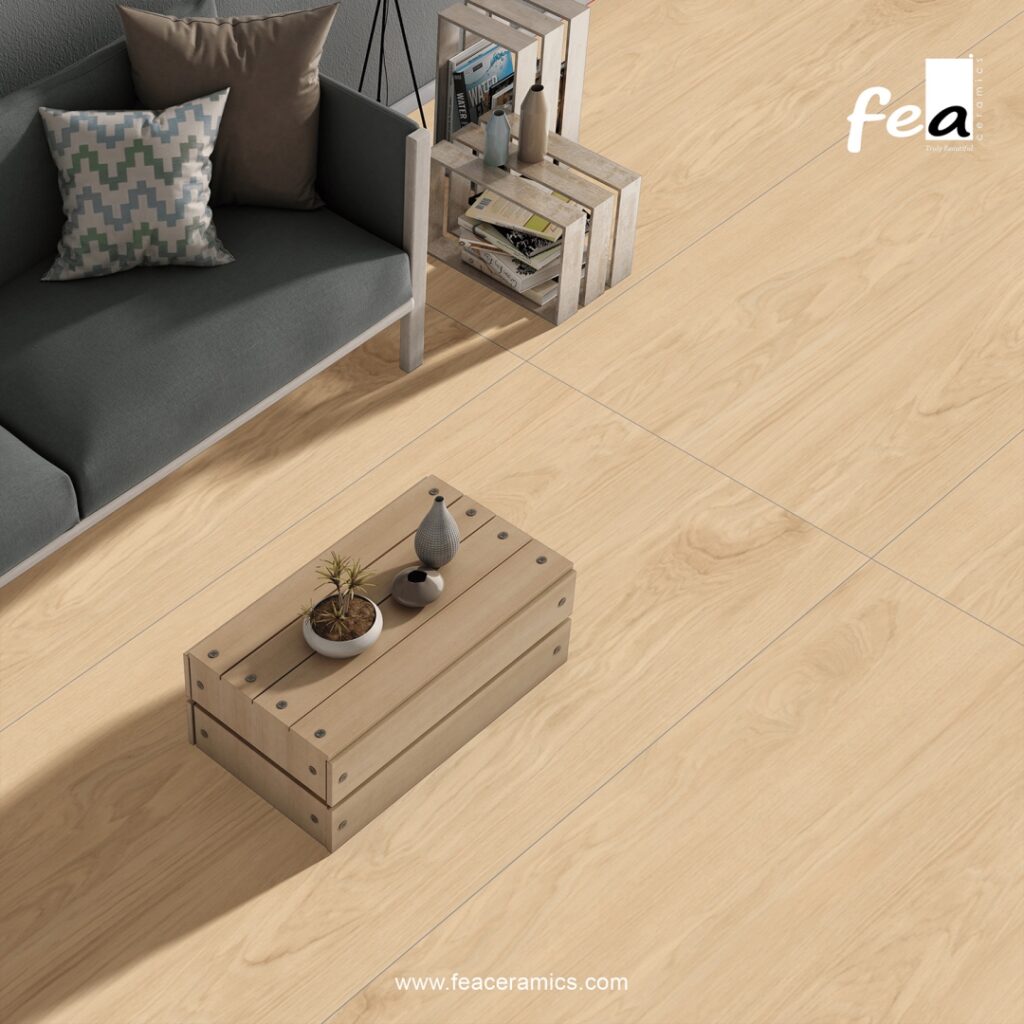 Luxury interior design with Fea Ceramics slab tiles