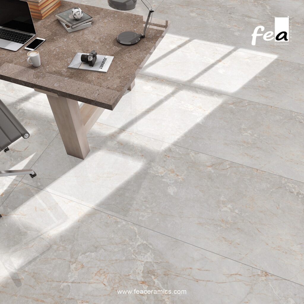 Fea Ceramics porcelain slab tile feature wall design