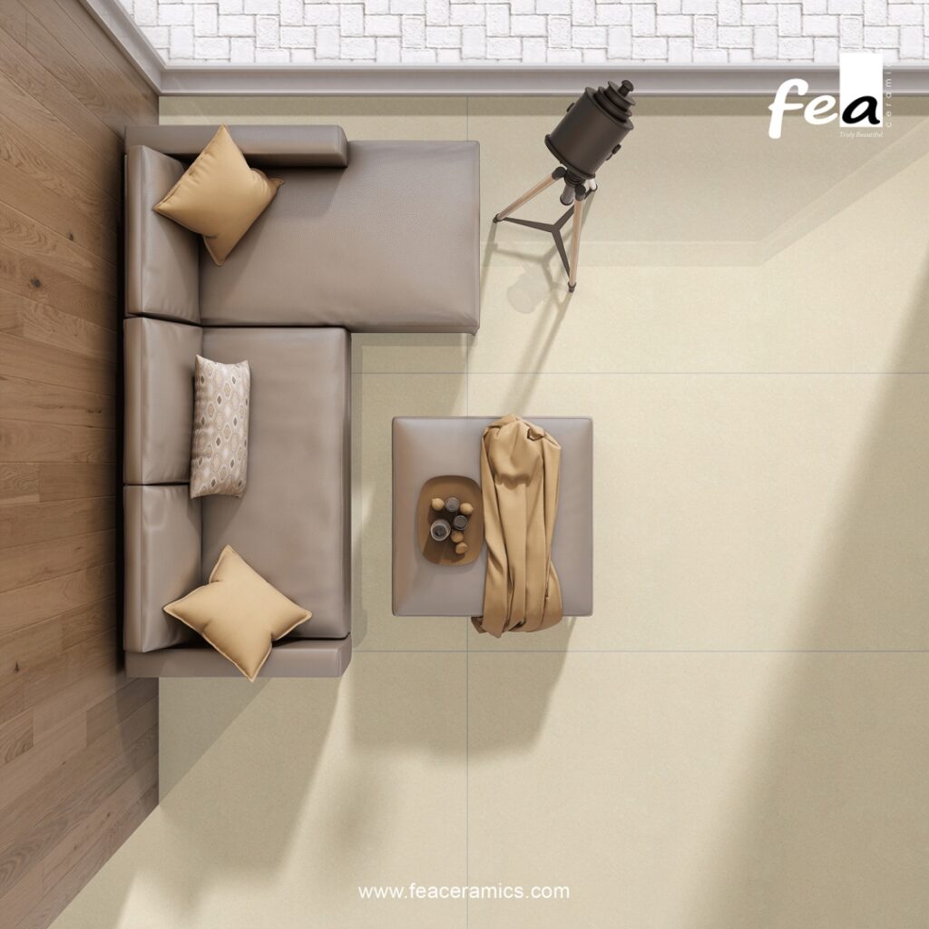 Fea Ceramics porcelain slab tile feature wall design