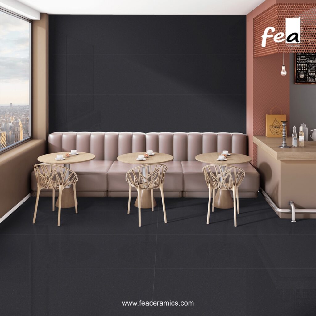 Fea Ceramics porcelain slab tile feature wall design