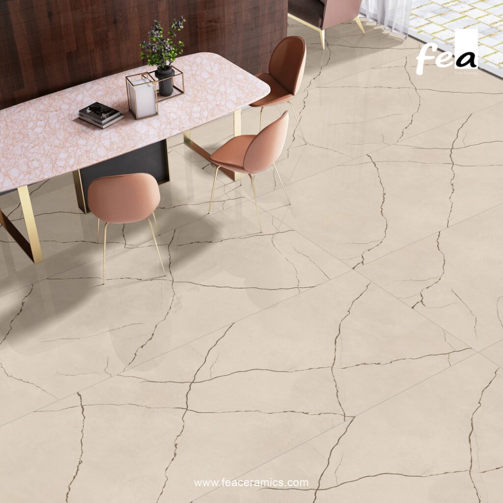 Fea Ceramics porcelain slab tile feature wall design